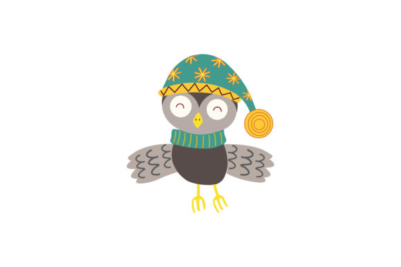 Christmas Character Owl Vector Review