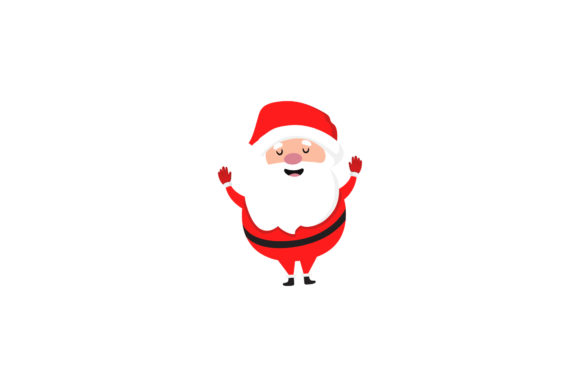 Christmas Character Santa Asset for Branding and Packaging