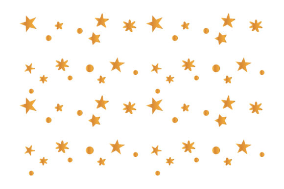 Christmas Gold Stars Asset Vectors for Festive Illustrations