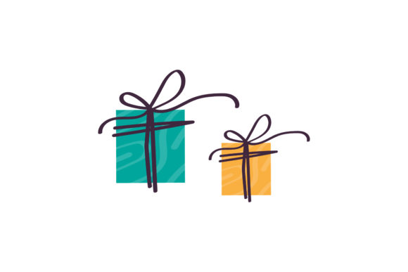Christmas Present Illustration Asset