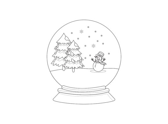 Christmas Snowball Icon Vector