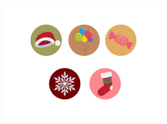 Christmas Snowflake Icon Vector Bundle Review