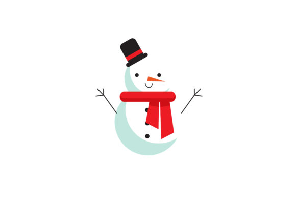 Christmas Snowman Asset Vectors for Blog and Website Design