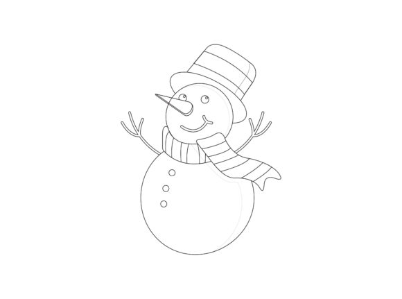 Christmas Snowman Icon Vector for Festive Branding
