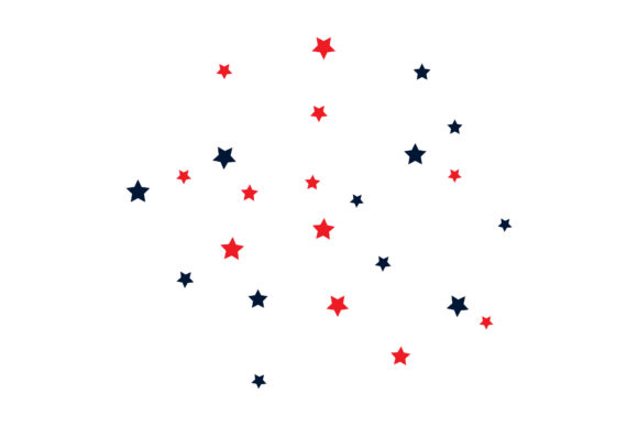Christmas Stars Decoration Design Vector